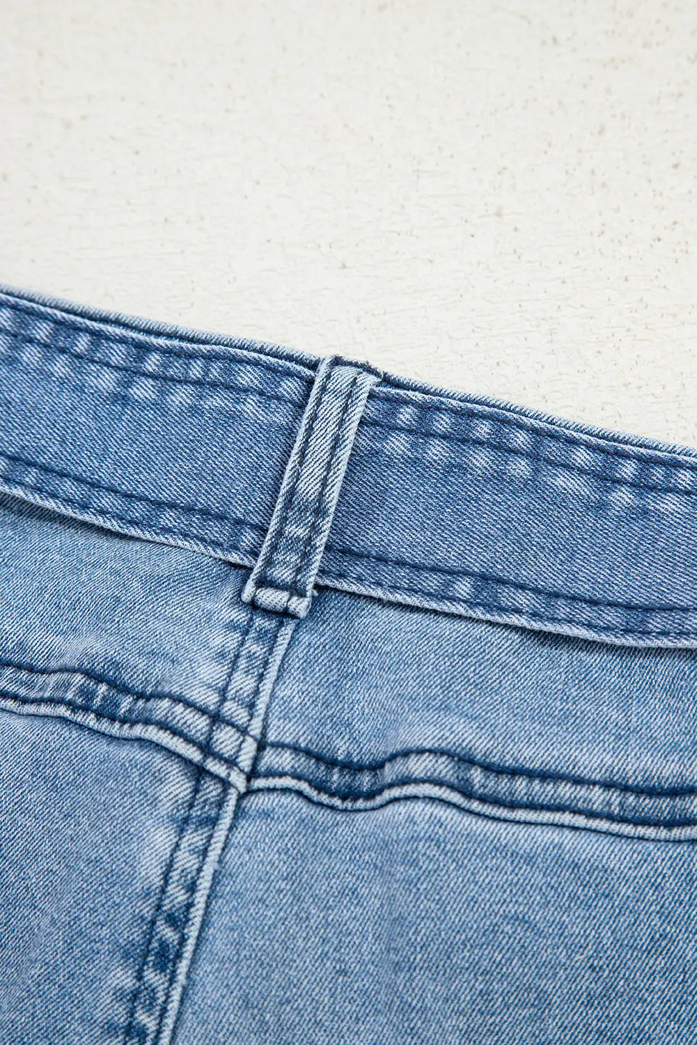Beau Blue Western Washed Bow Knot Sash Wide Leg Jeans Dear-Lover Dropshipping