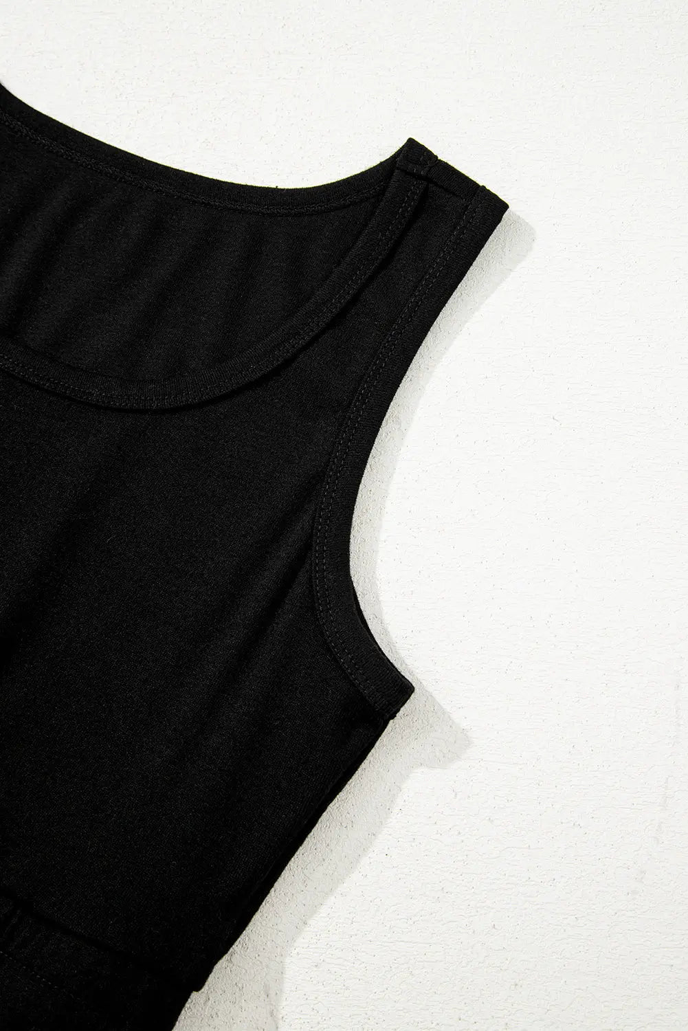 Black 3 Pcs Crop Tank Top Shorts with Cardigan Lounge Set Dear-Lover Dropshipping