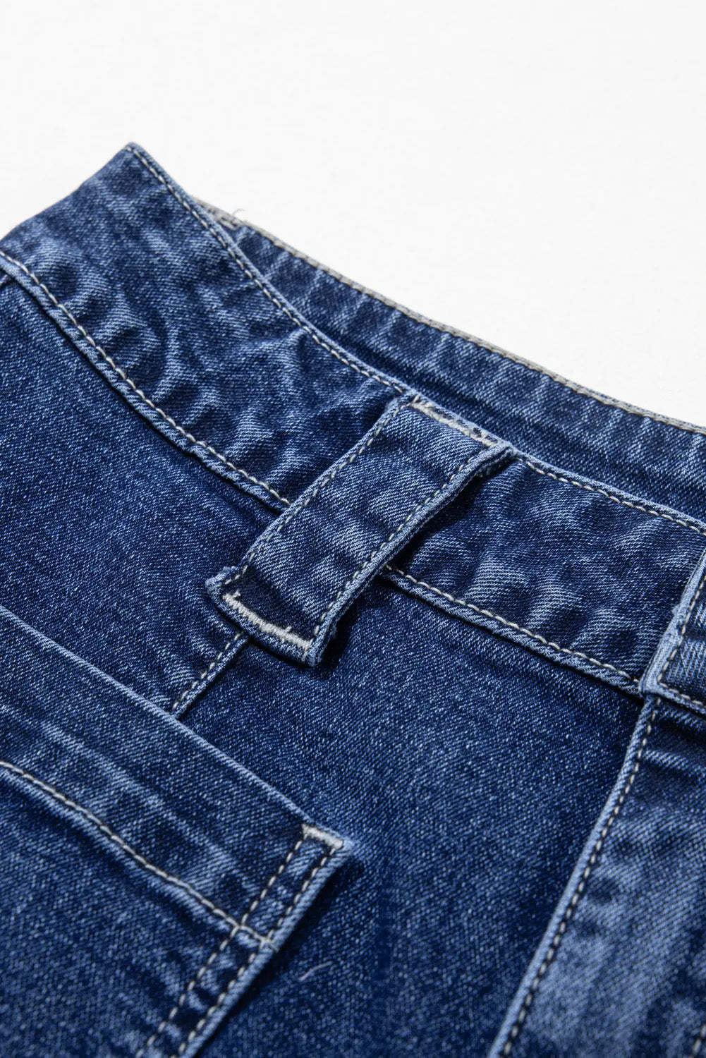 Sail Blue Wide Leg Pocketed High Waist Jeans Dear-Lover Dropshipping