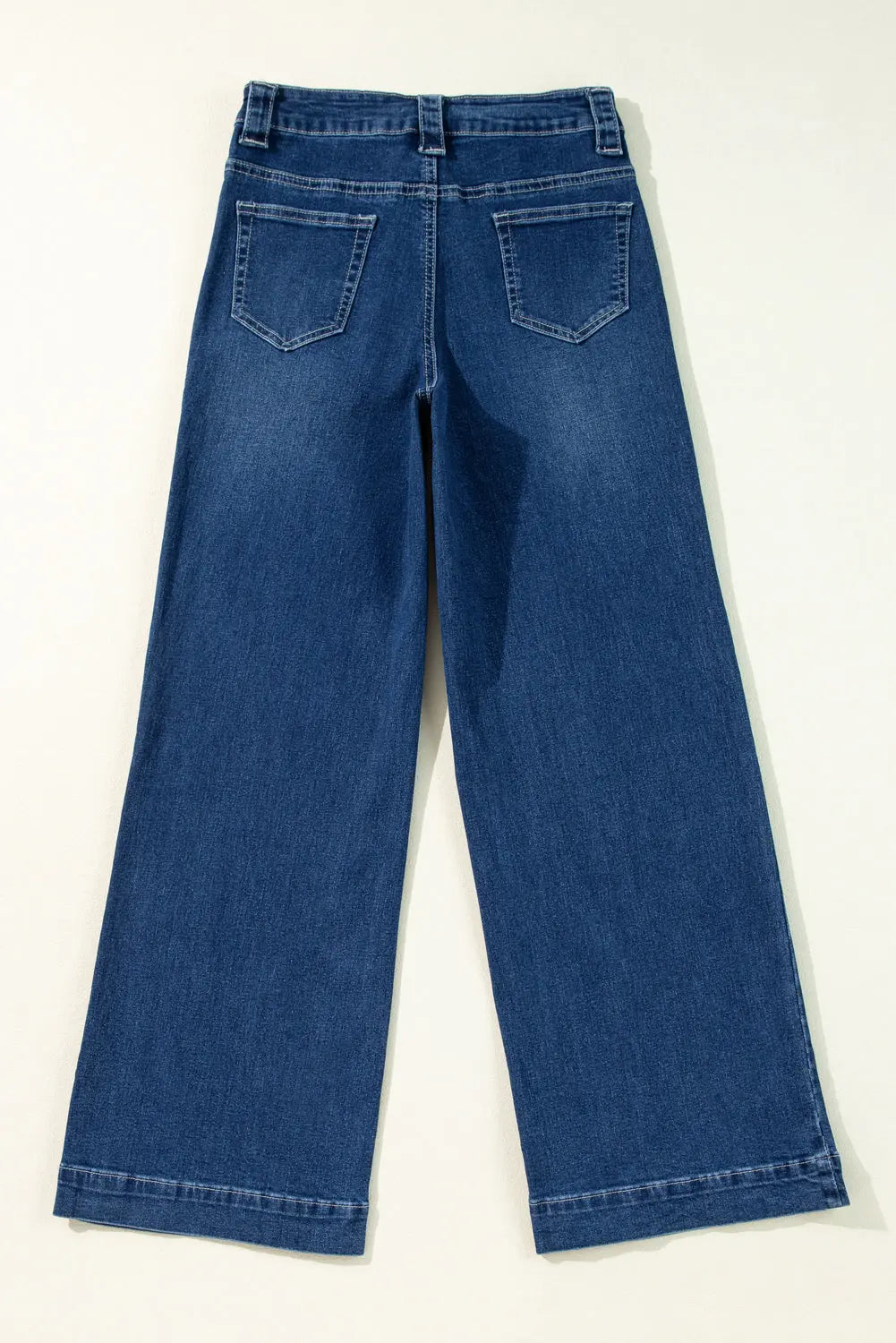 Sail Blue Wide Leg Pocketed High Waist Jeans Dear-Lover Dropshipping