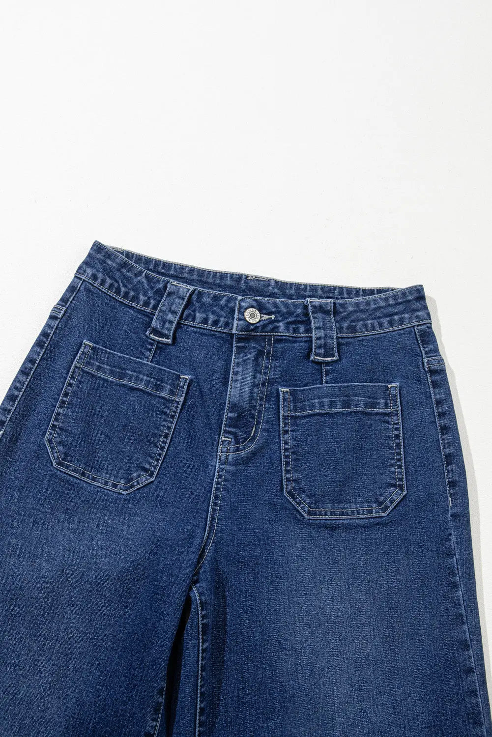Sail Blue Wide Leg Pocketed High Waist Jeans Dear-Lover Dropshipping