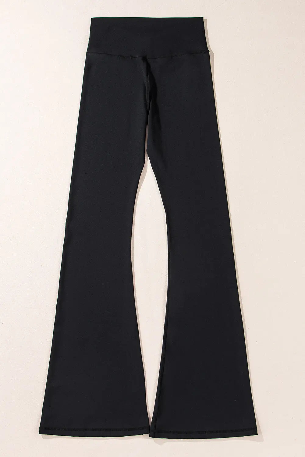 Black V Shape High Waist Flared Leggings Dear-Lover Dropshipping
